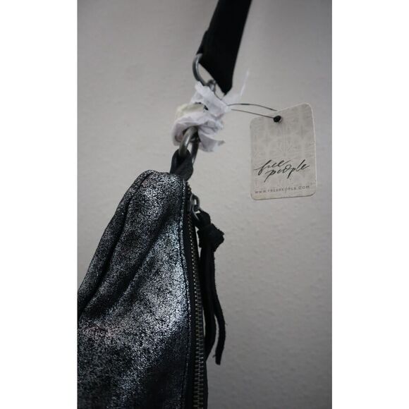 We The Free x Free People OB1676413 Black Metallic Sparta Sling Bag - Picture 10 of 16